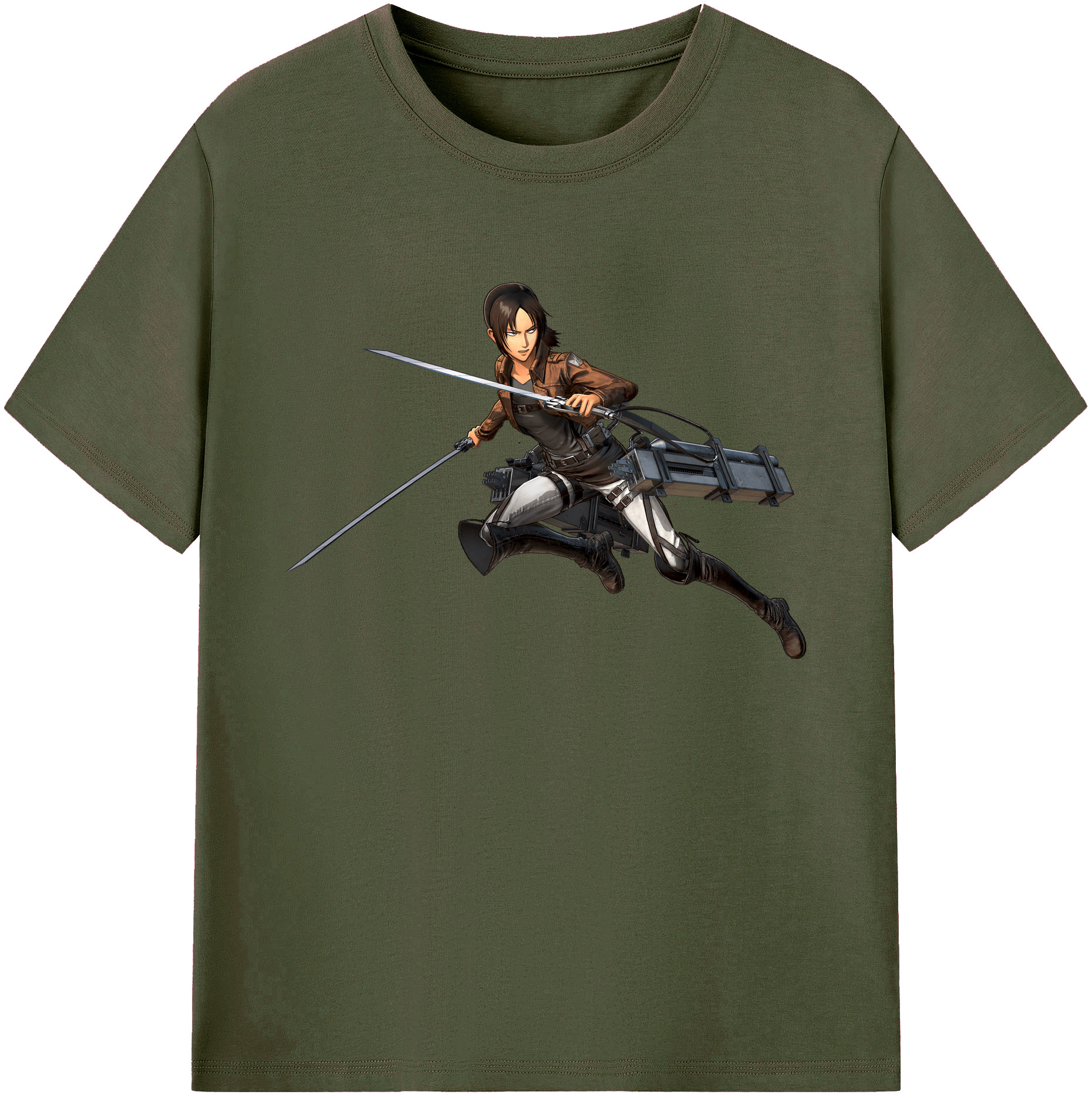 （画像用） 進撃の巨人 Attack on Titan 綿100％ メンズ半袖Tシャツ｜肌触りやわらか＆通気性